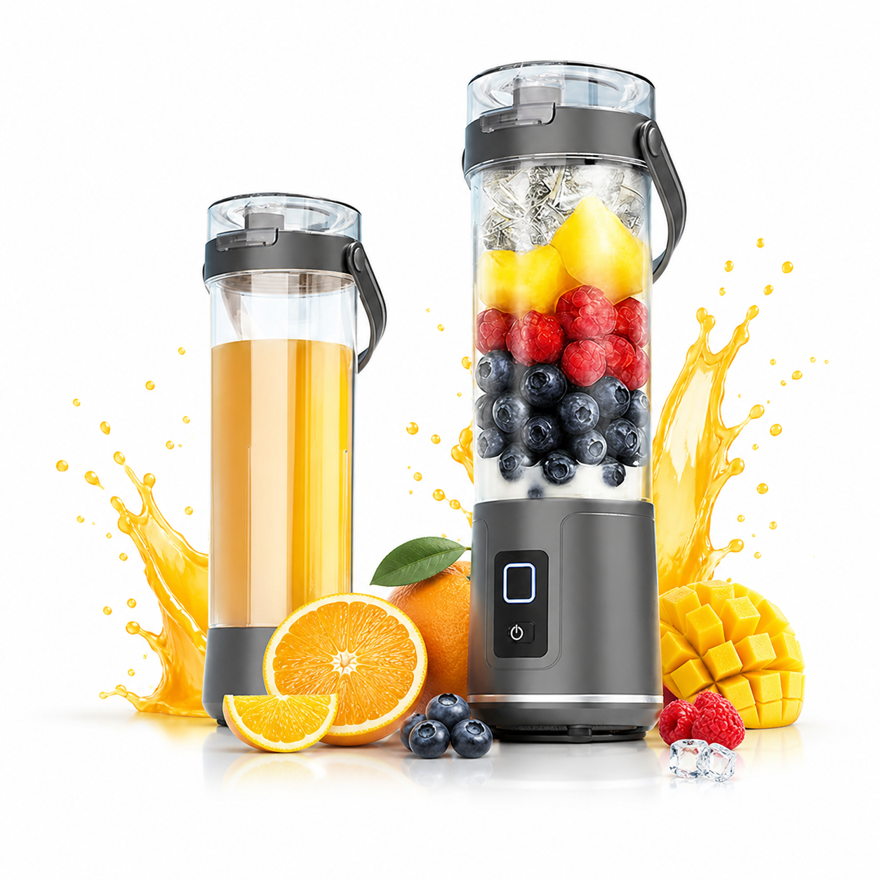 Kitchira Portable Rechargeable Blender for Smoothies, Fruits & Veggies