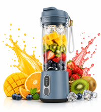 Cordless blender bottle for smoothies at gym office or outdoor use